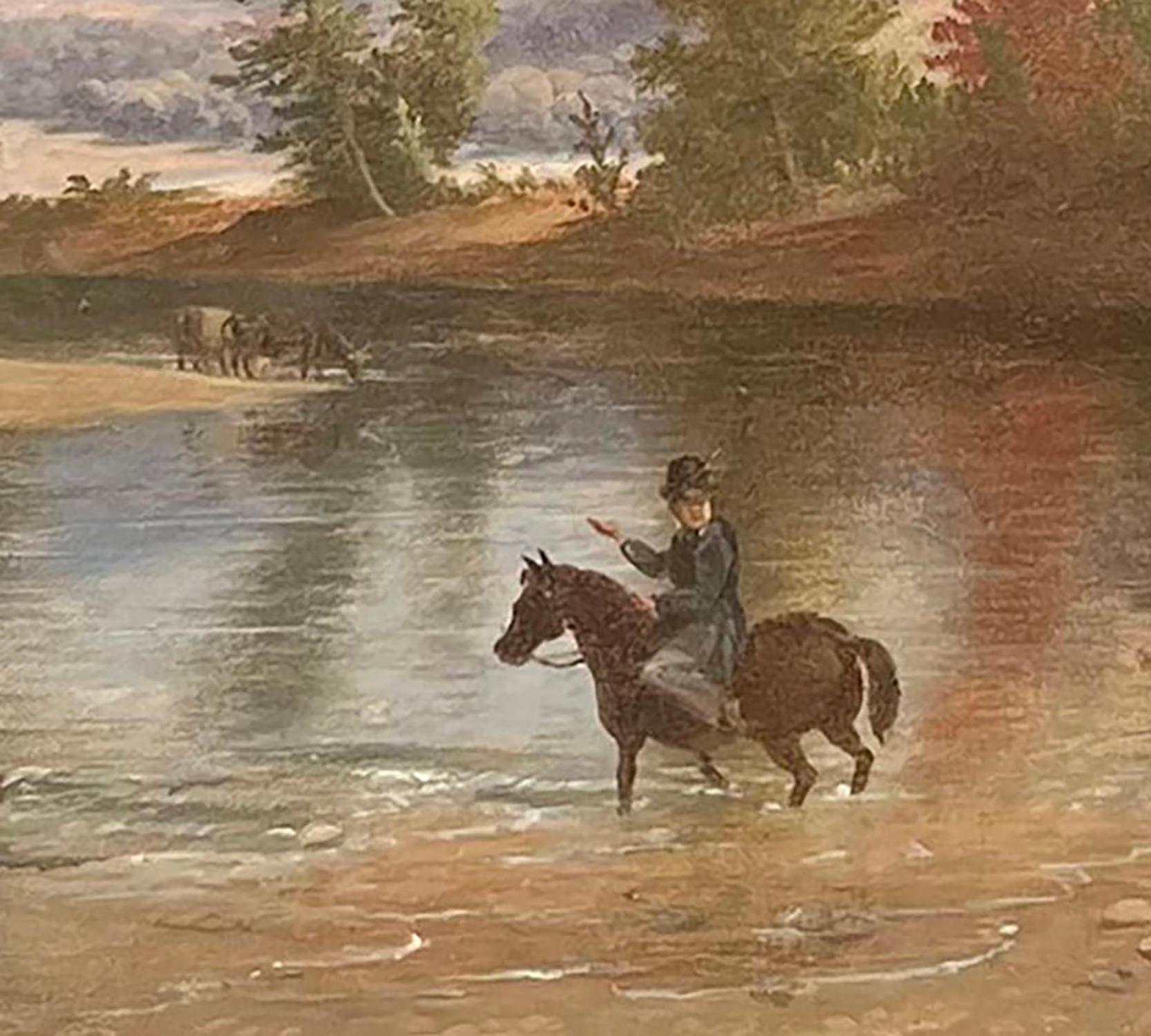 Cruzando el Susquehanna por Thomas Doughty (1793-1856) 4