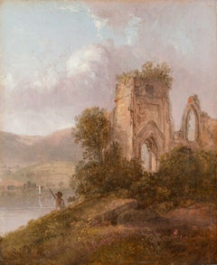 Shap Monastery, ca. 1845-6  by Thomas Doughty (1793-1856, American)