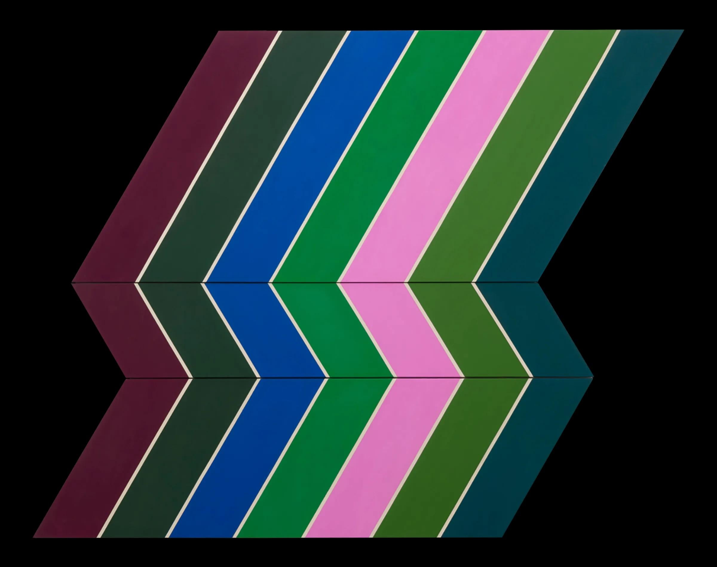 Thomas Downing Abstract Painting - Swap Series #9