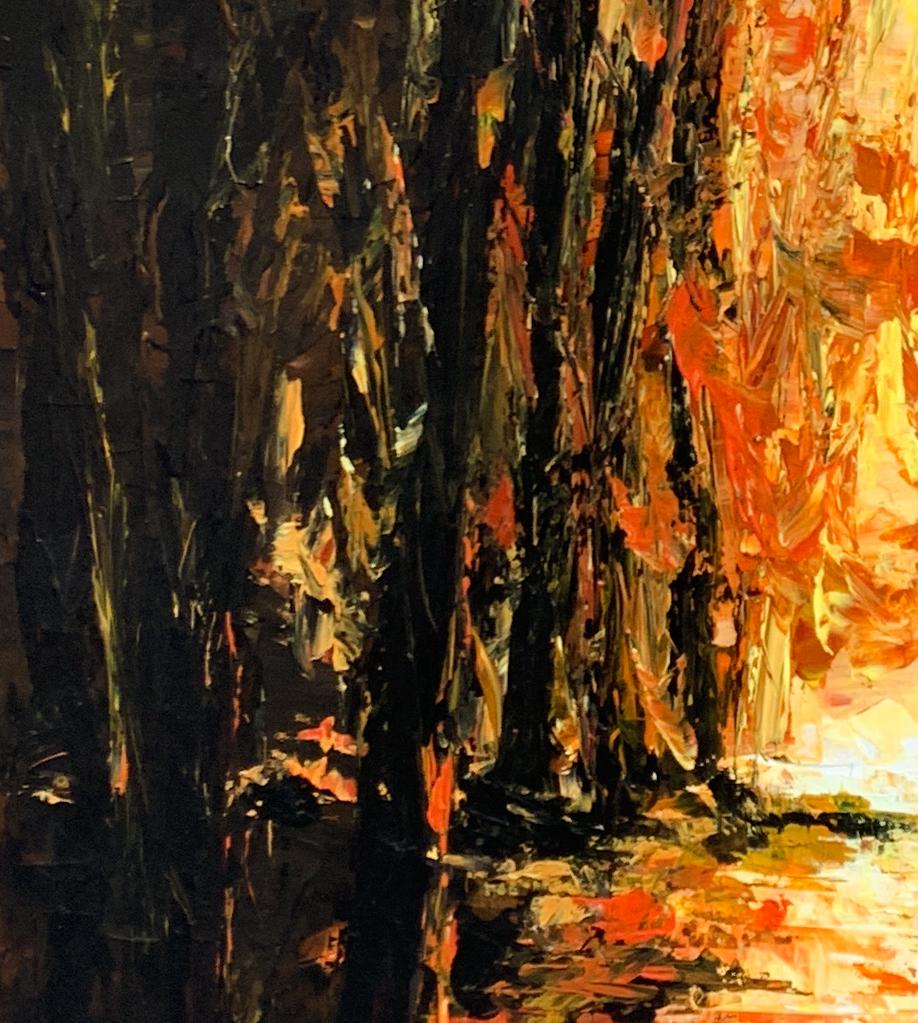Thomas Easley - Una passeggiata nei tuoi sogni, Pittura 2001 - Painting di THOMAS EASLEY