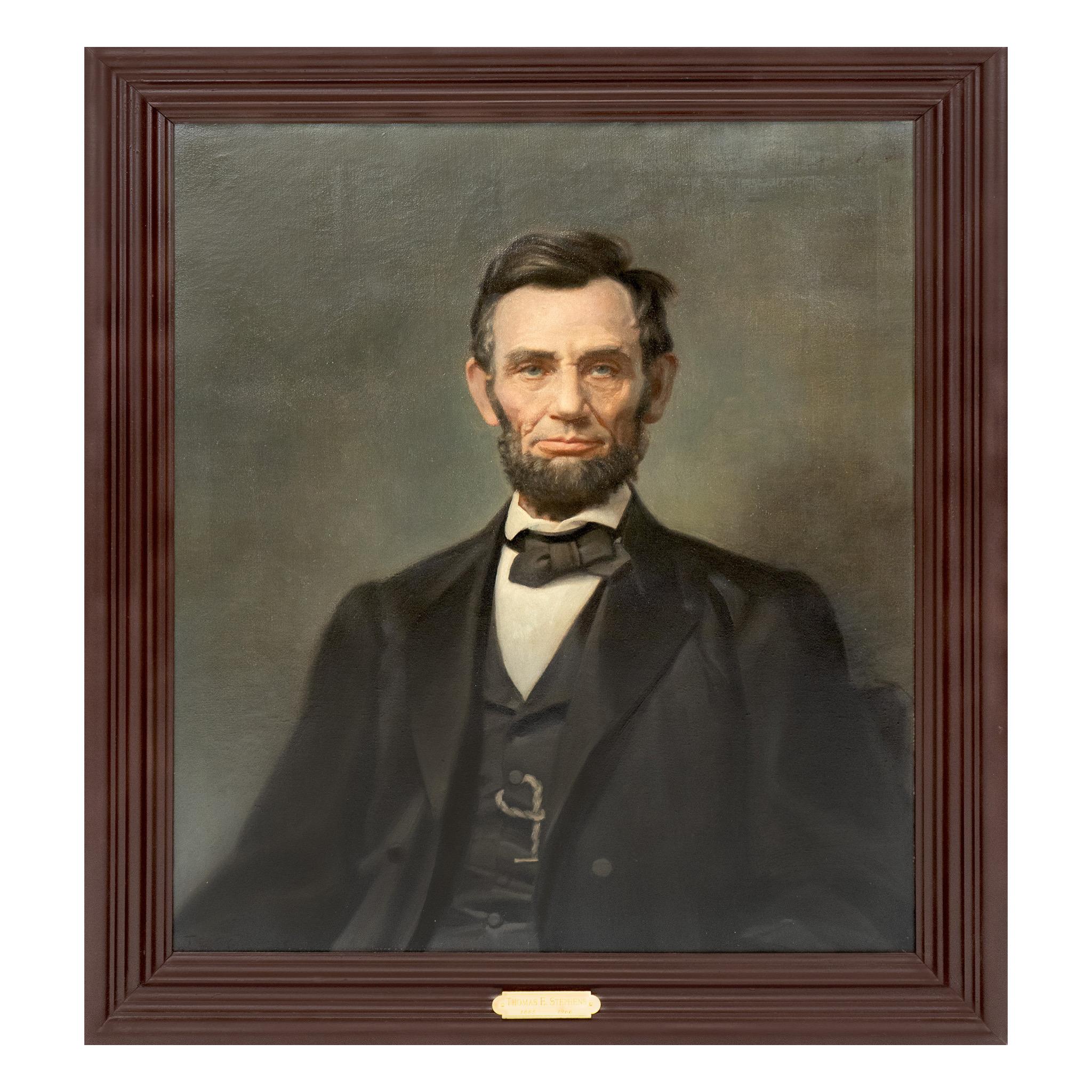 Thomas Edgar Stephens Portrait Painting - Portrait of Lincoln