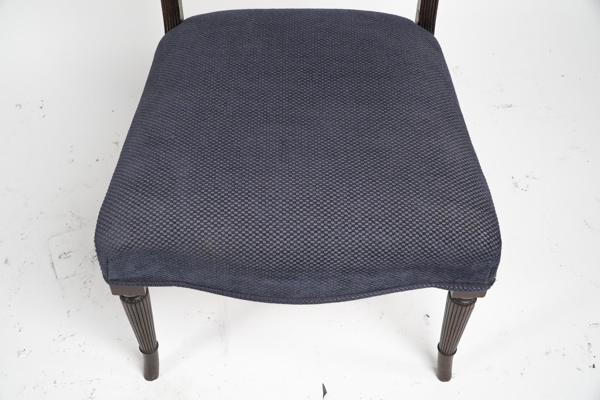 Thomas Edward Collcutt for Collinson & Lock. Aesthetic Movement high back chair. For Sale 3