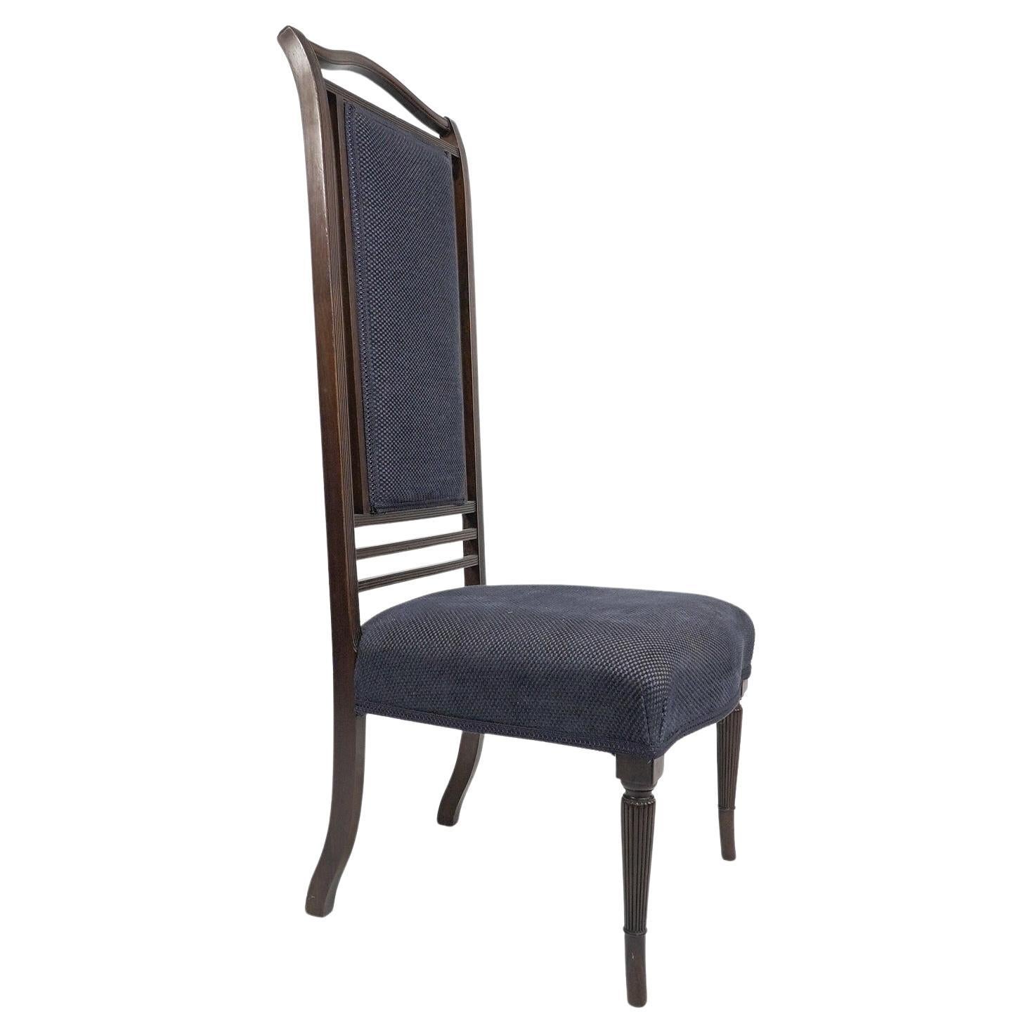 Thomas Edward Collcutt for Collinson & Lock. Aesthetic Movement high back chair.