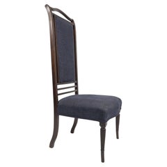 Thomas Edward Collcutt for Collinson & Lock. Aesthetic Movement high back chair.