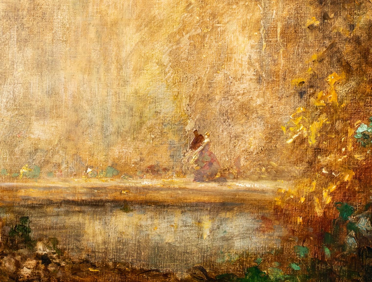 Un jardín encantado al atardecer, siglo XIX  por Thomas Edwin MOSTYN (1864-1930) 3