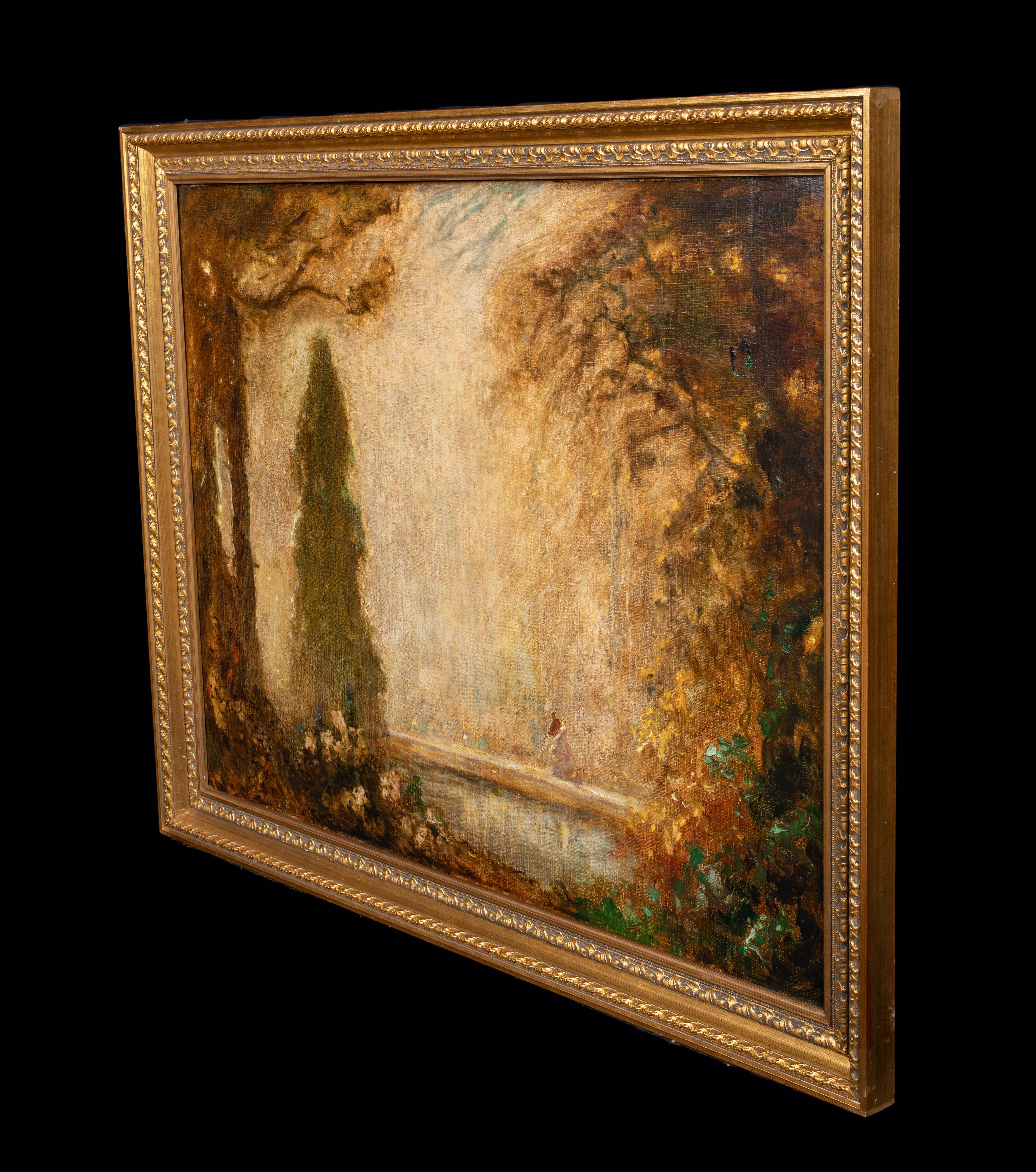 Un jardín encantado al atardecer, siglo XIX  por Thomas Edwin MOSTYN (1864-1930) 5