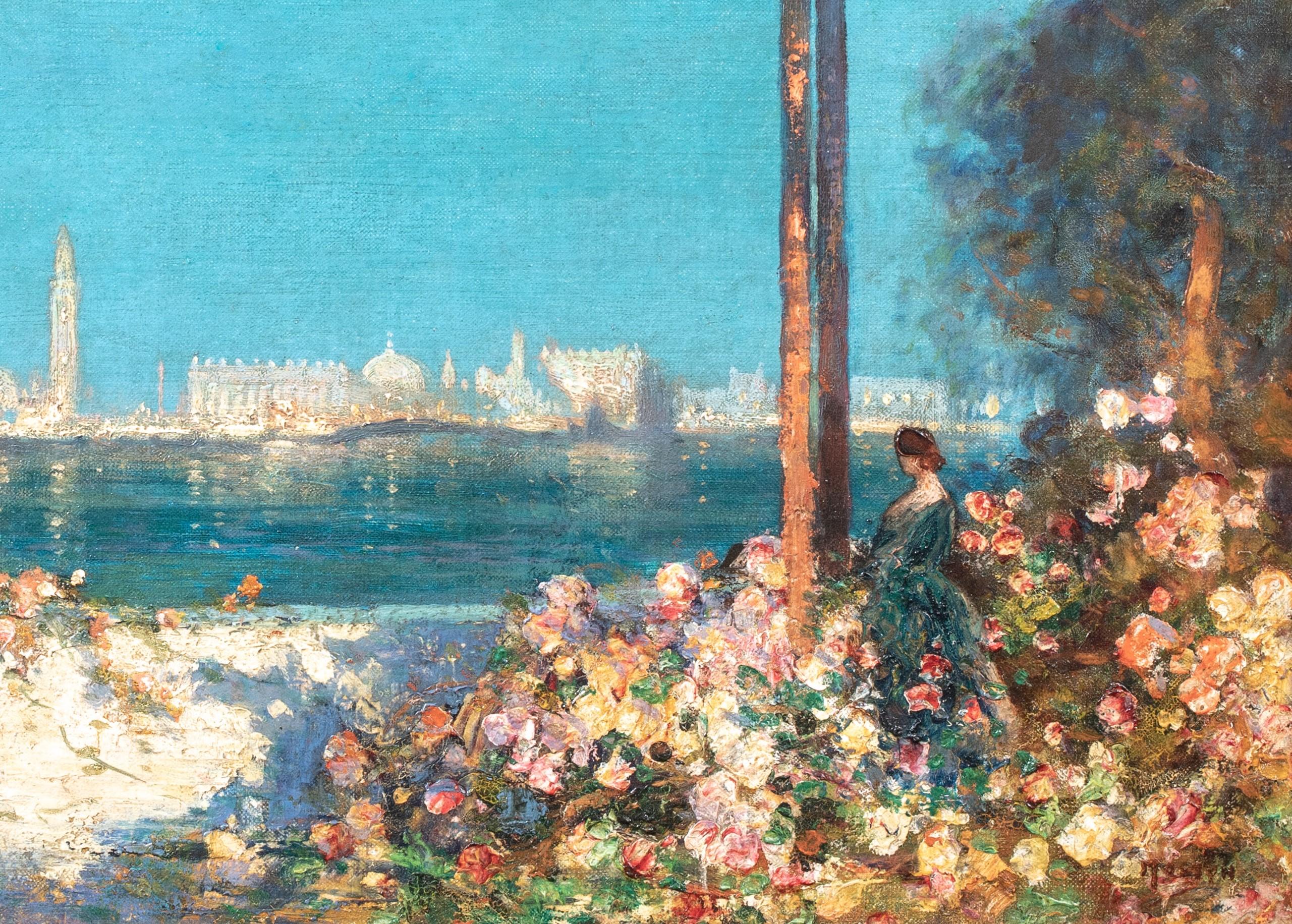 Un jardin enchanté, Venise à distance, 19e siècle Thomas Edwin MOSTYN 3