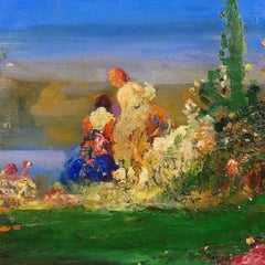 Figure in un giardino incantato