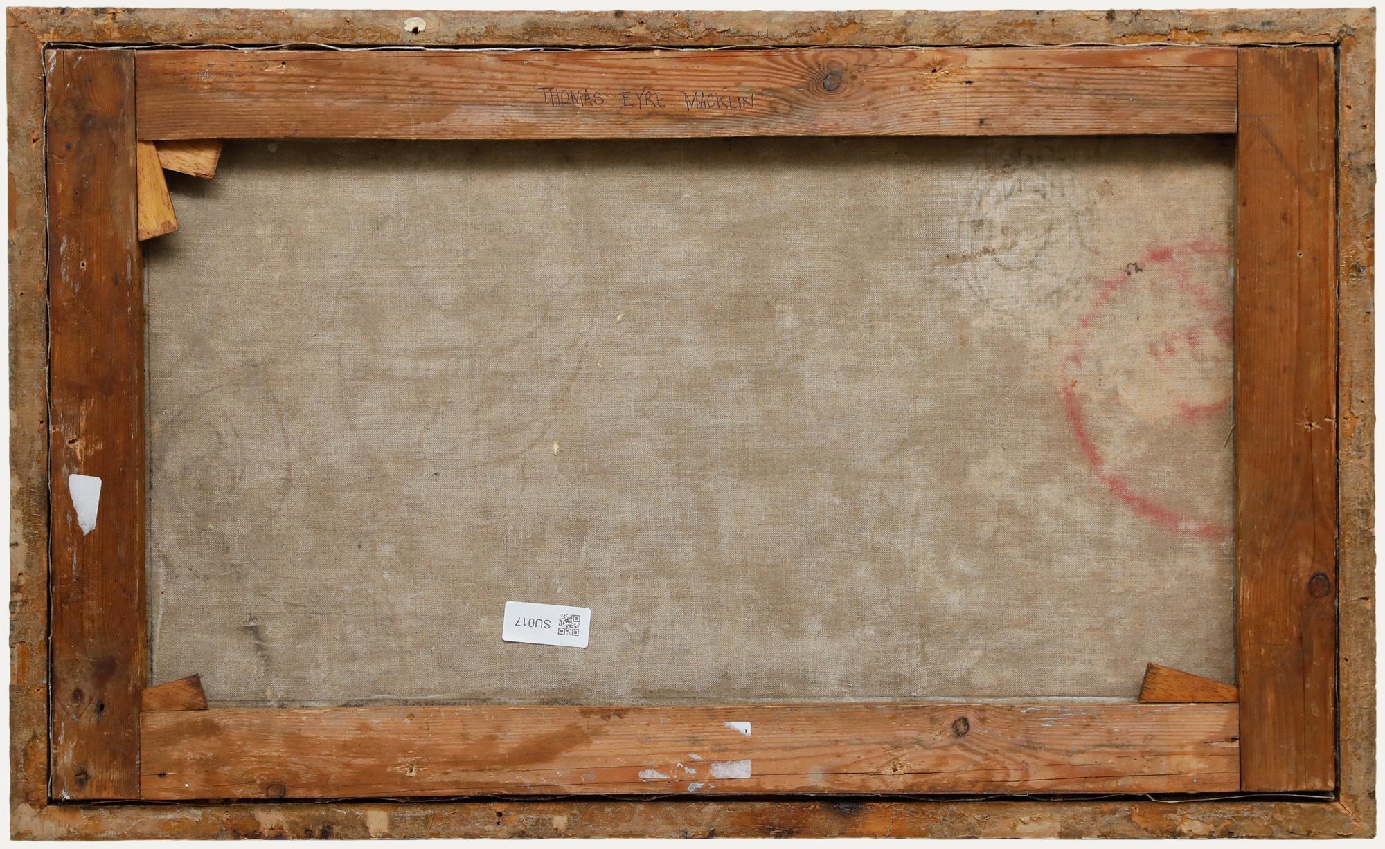 Attribut. Thomas Eyre Macklin (1867-1943) - Öl, Muschelsammler mit Ponys im Angebot 2