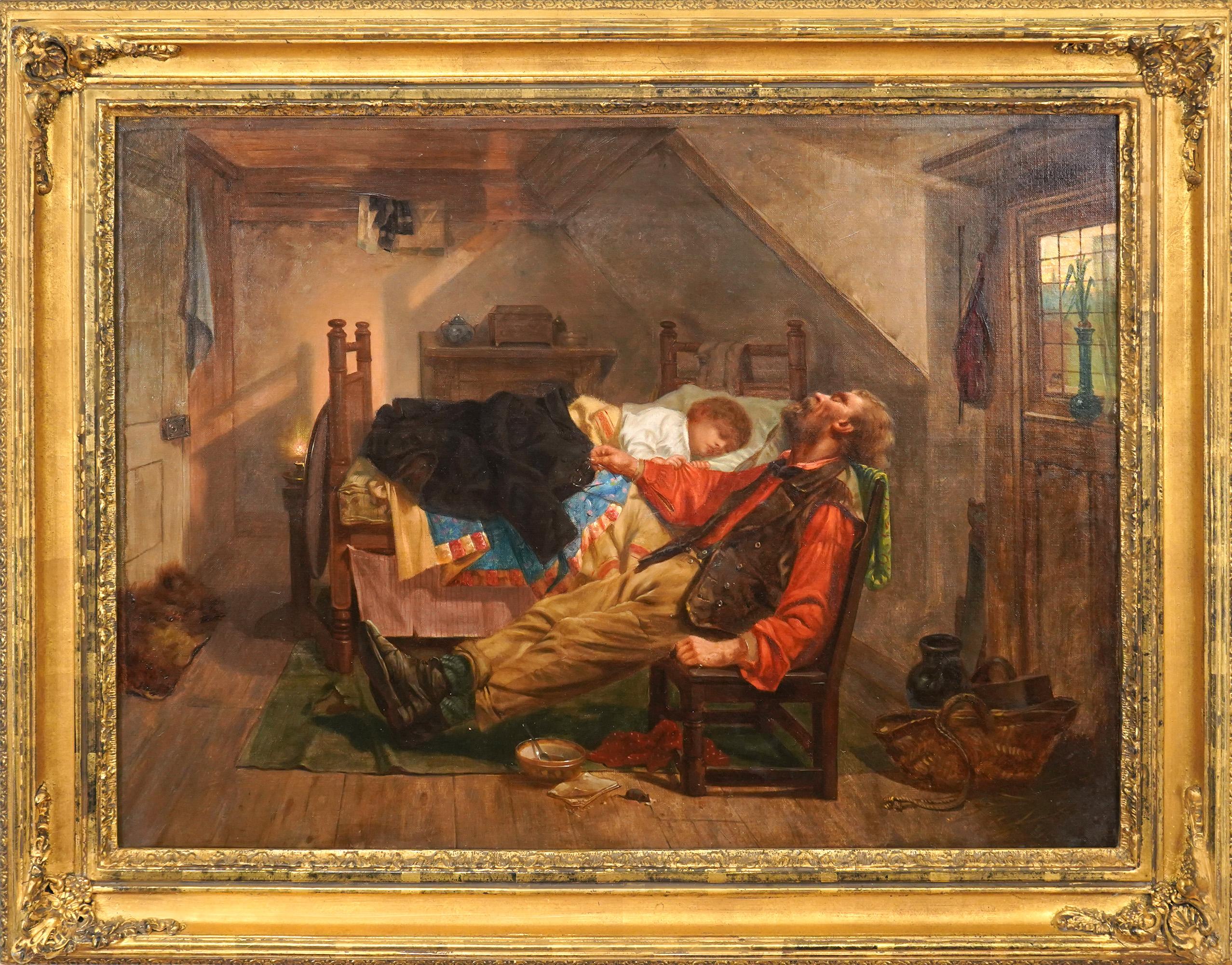 Thomas Faed (United Kingdom, 1826-1900)

Oil on Canvas

19 x 26 in. 