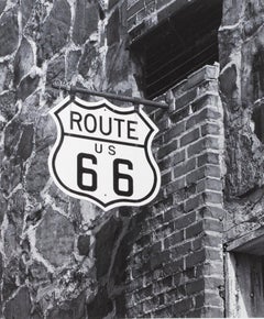 'Route 66 Missouri: Former Antique Shop Sign, Phelps' photograph by T. Ferderbar
