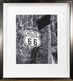 'Route 66 Missouri: Former Antique Shop Sign, Phelps' photograph by T. Ferderbar