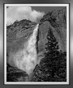"Yosemite Falls, " Black and White Photograph signed by Thomas Ferderbar