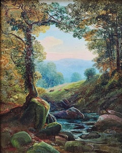 Sul fiume Dyffeyn Aur - vicino a Llanrwst, Galles del Nord, Paesaggio gallese, Mucche