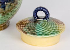 Thomas Forester Majolica Pottery Kettle Shaped Teapot