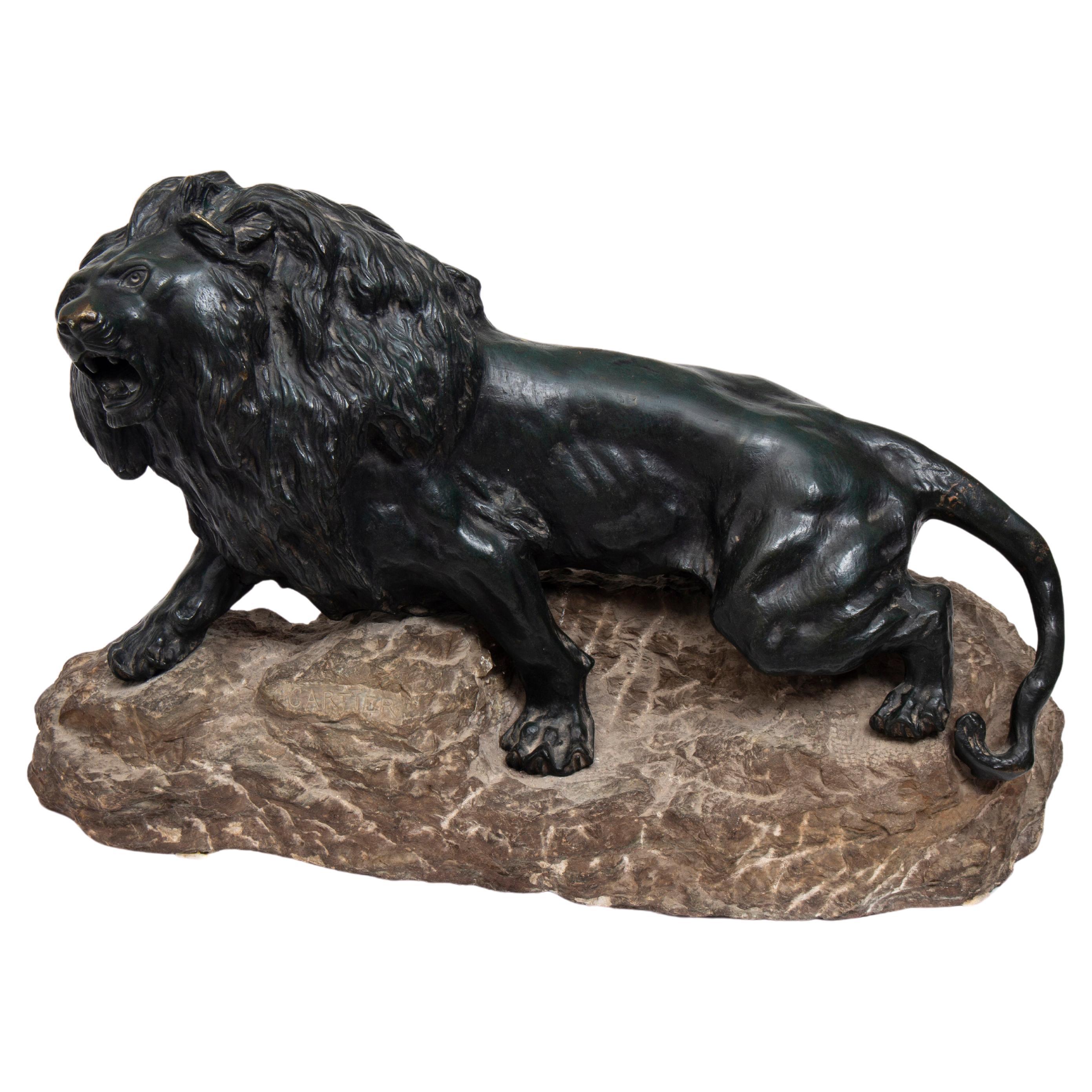 Thomas Francois Cartier (1879-1943): Lion For Sale
