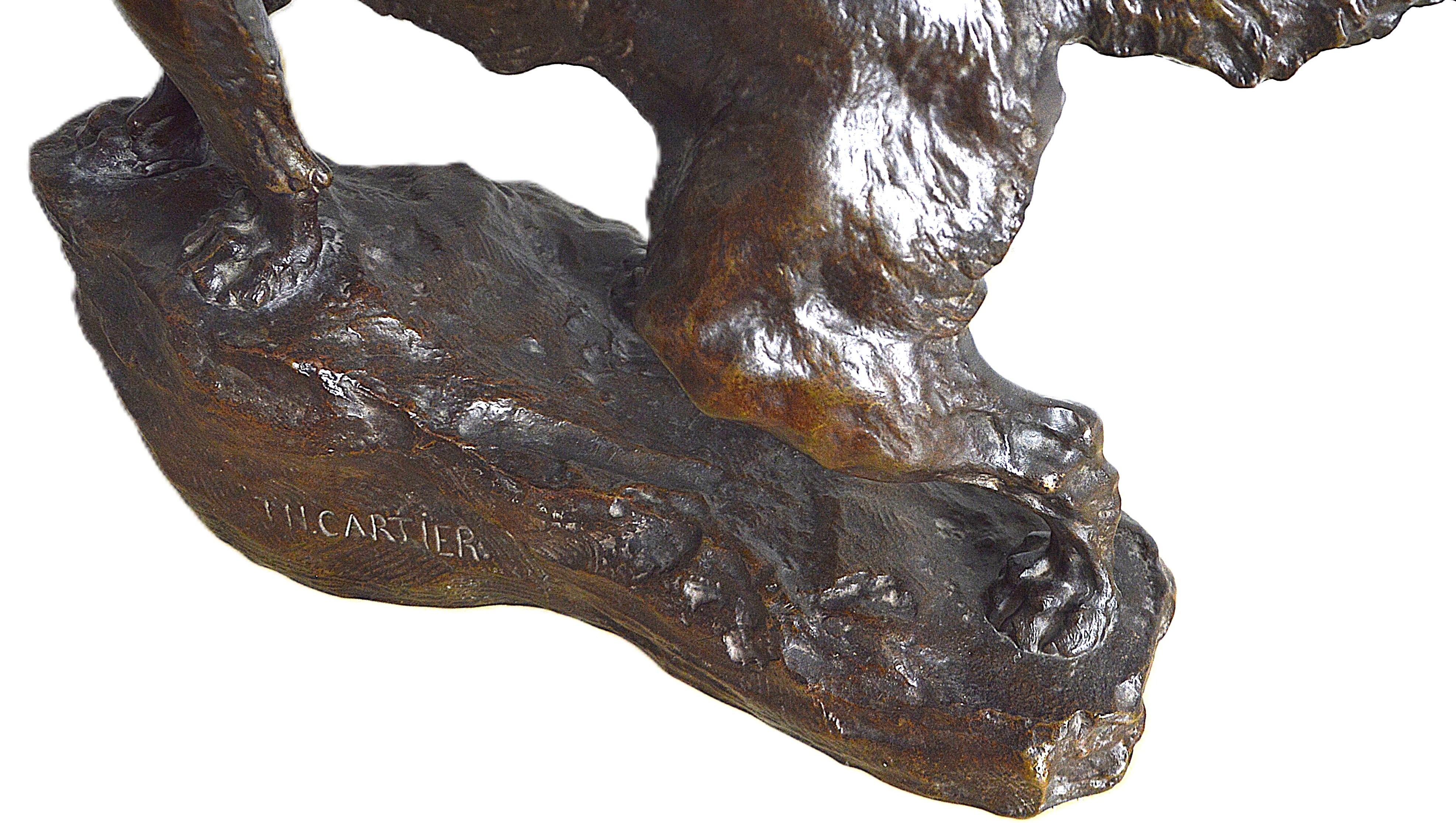 Chien de berger allemand par Thomas Cartier 20e siècle en vente 3