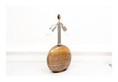 Thomas Fuchs Murano Glass Luna Lamp In Tobacco