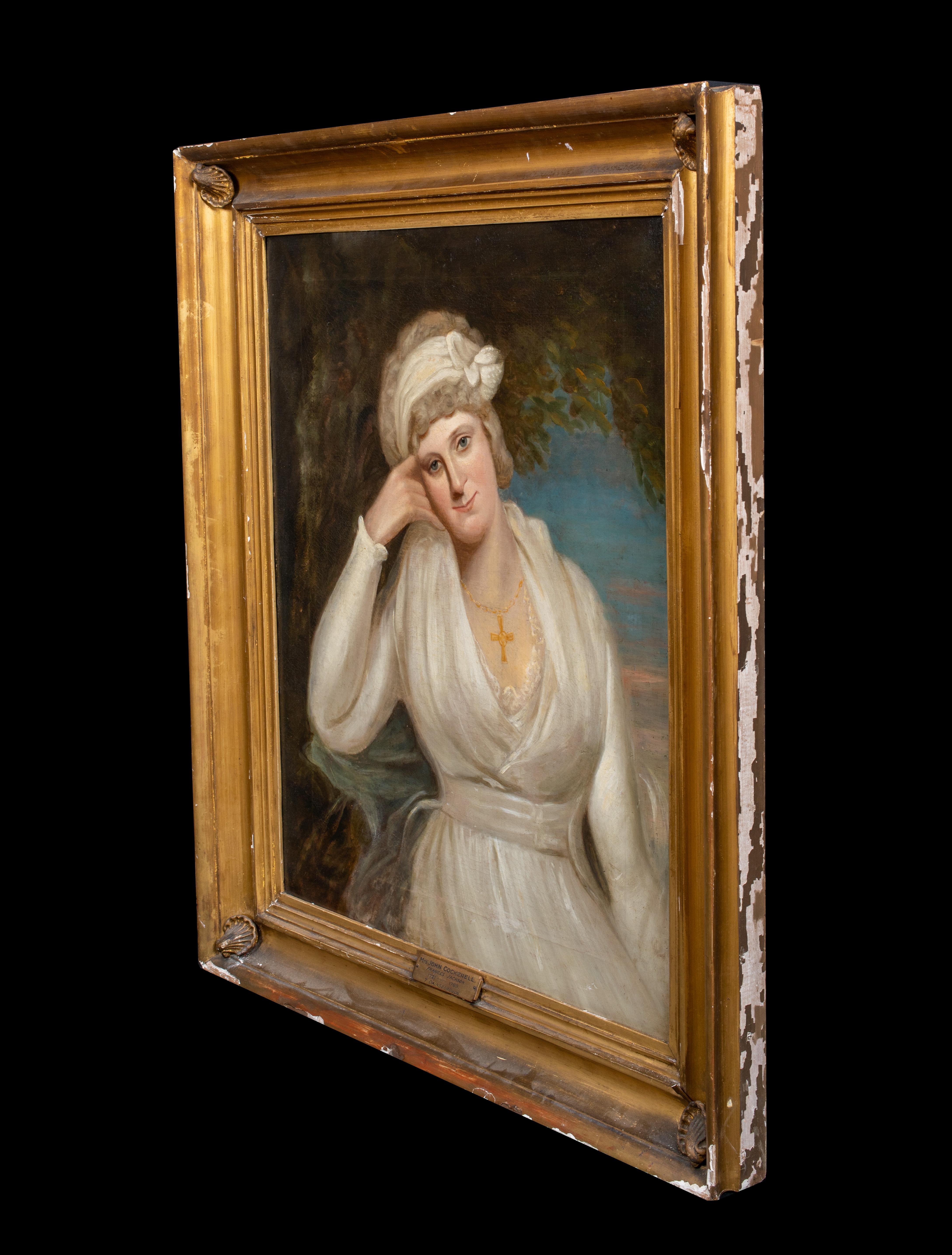 Portrait de Mme Cockerell (Frances Jackson), nièce de Samuel Pepys, 18ème siècle 6