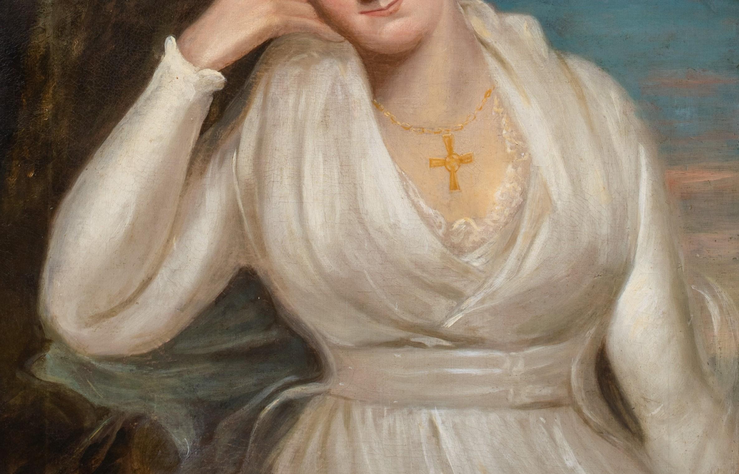Portrait de Mme Cockerell (Frances Jackson), nièce de Samuel Pepys, 18ème siècle 2