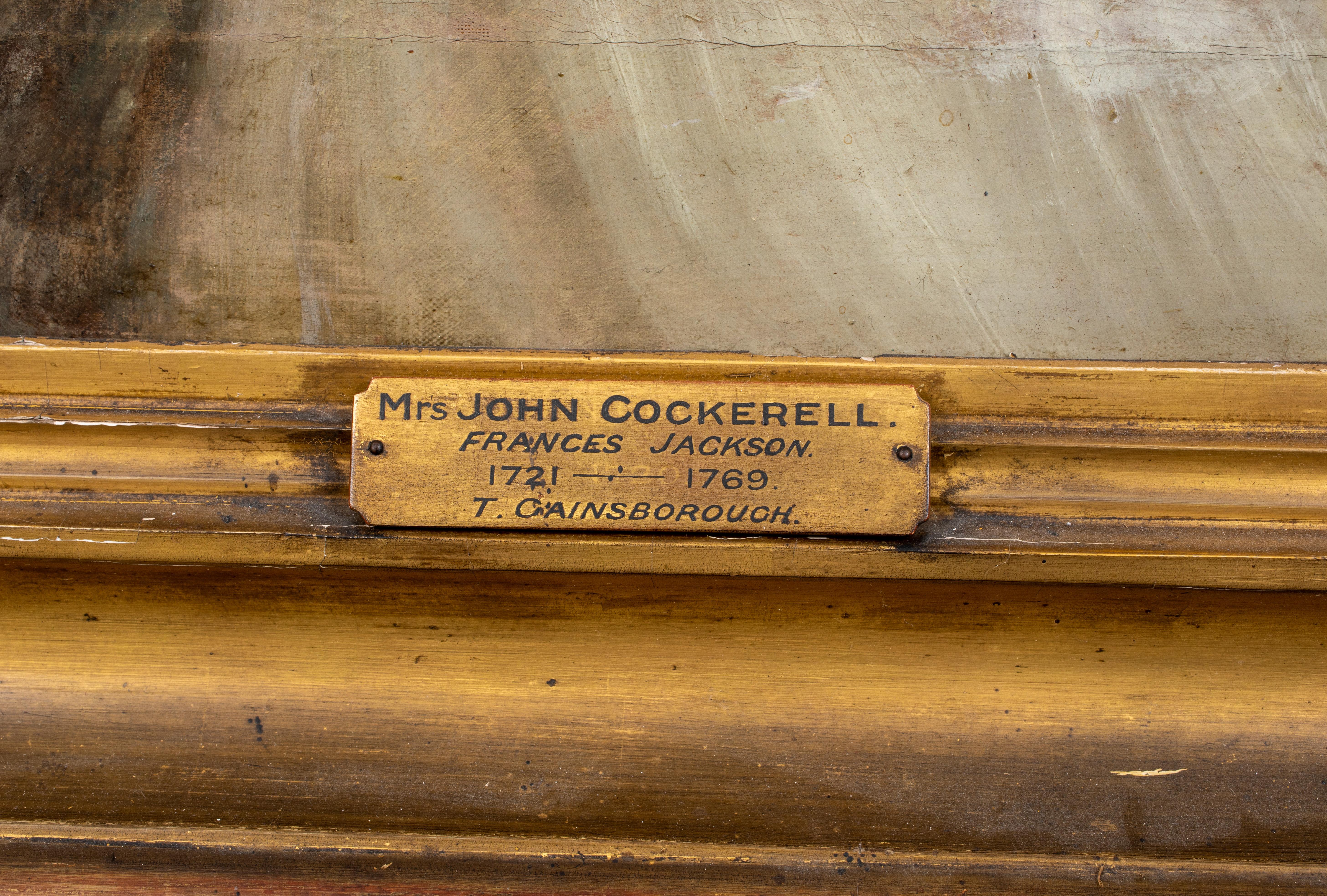 Portrait de Mme Cockerell (Frances Jackson), nièce de Samuel Pepys, 18ème siècle 5