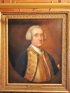Antique Portrait of Vice Admiral Sir Thomas Brodrick by Thomas Gainsborough 1727-1788