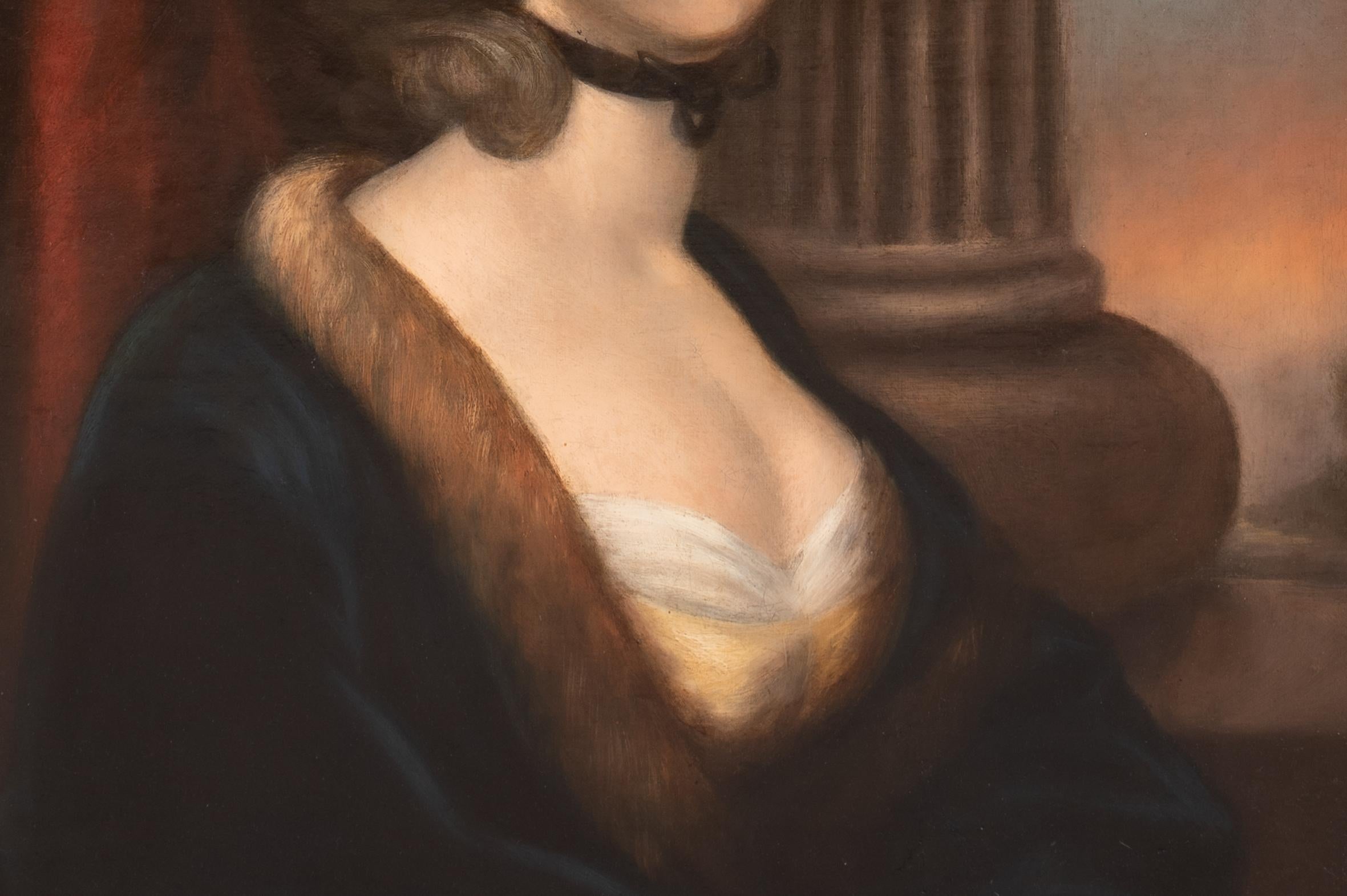 Portrait The Honourable Mrs Charlotte Gunning, 18th Century  For Sale 7