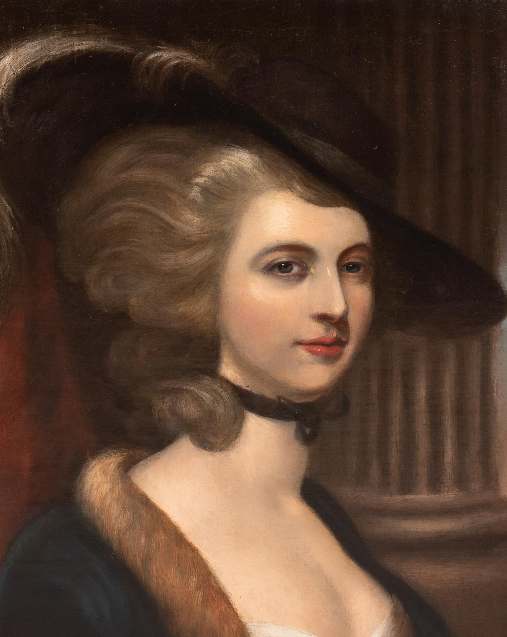 Portrait The Honourable Mrs Charlotte Gunning, 18th Century  For Sale 4