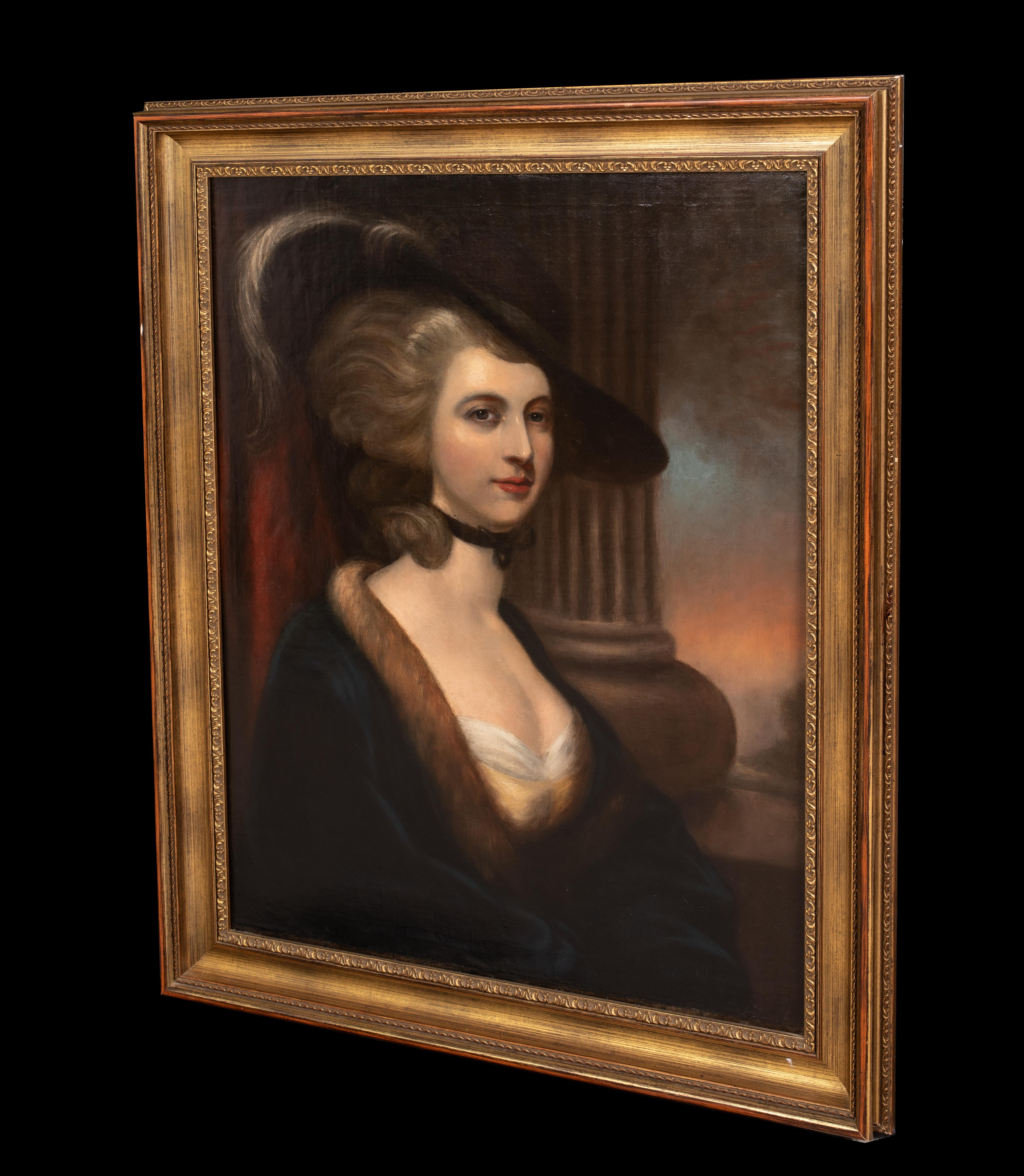 Portrait The Honourable Mrs Charlotte Gunning, 18th Century  For Sale 5