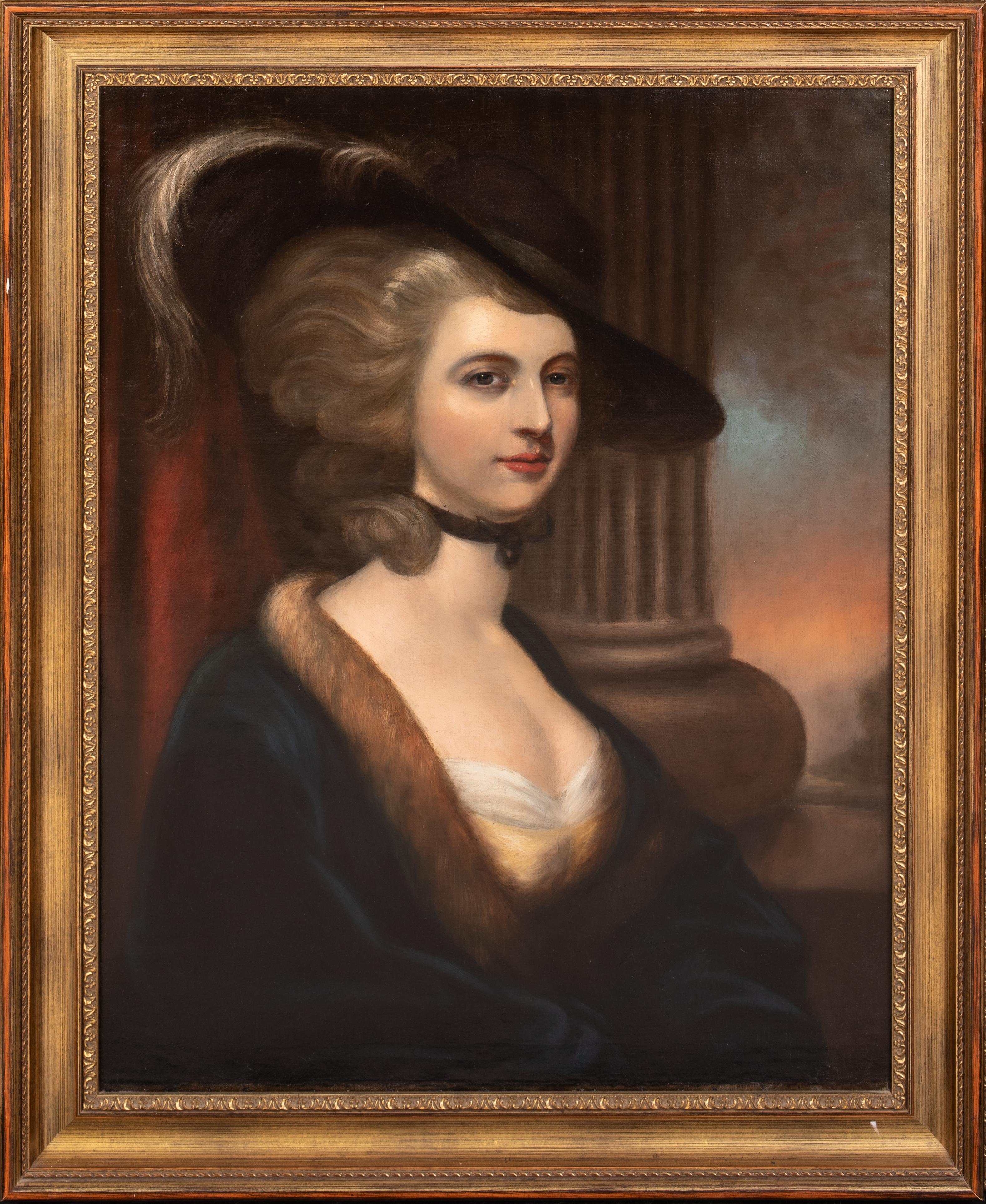 Thomas Gainsborough Portrait Painting - Portrait The Honourable Mrs Charlotte Gunning, 18th Century 
