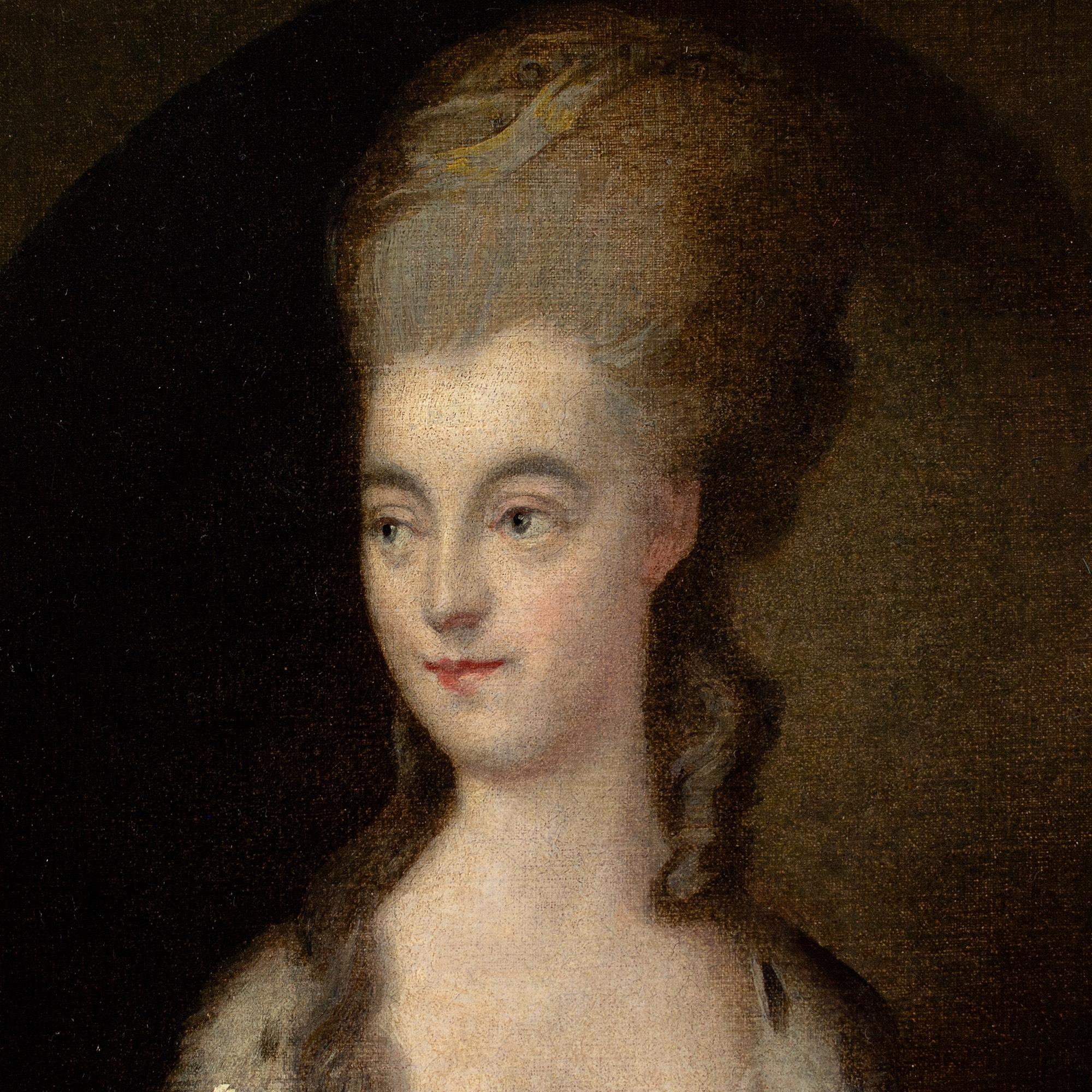 Thomas Gainsborough (Follower), Portrait Of Miss Sparrow For Sale 7