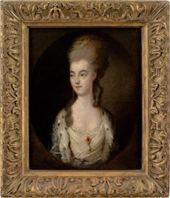 Thomas Gainsborough (seguidor), Retrato de la señorita Sparrow