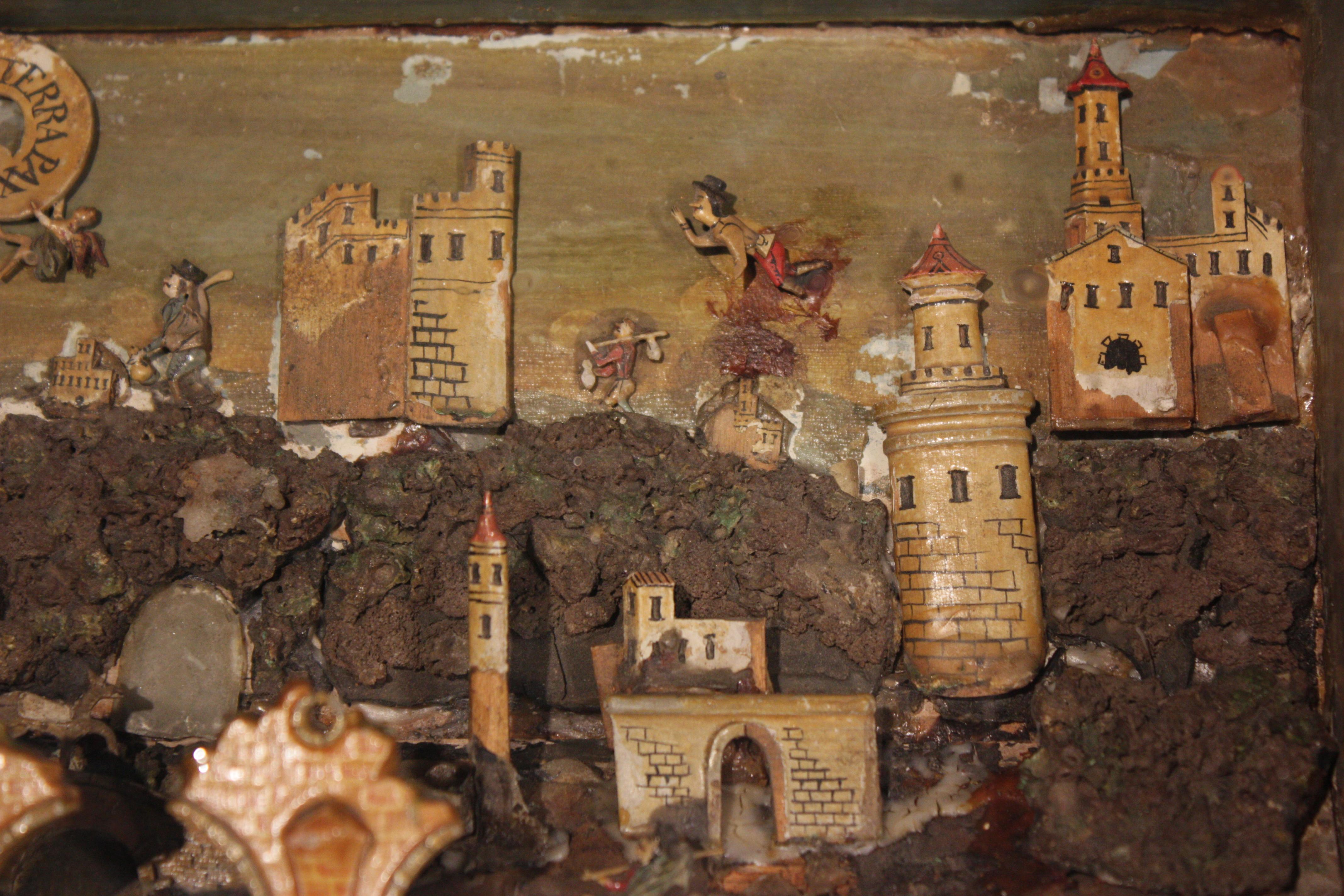Nativity - Brown Figurative Sculpture by Thomas Gaudiello
