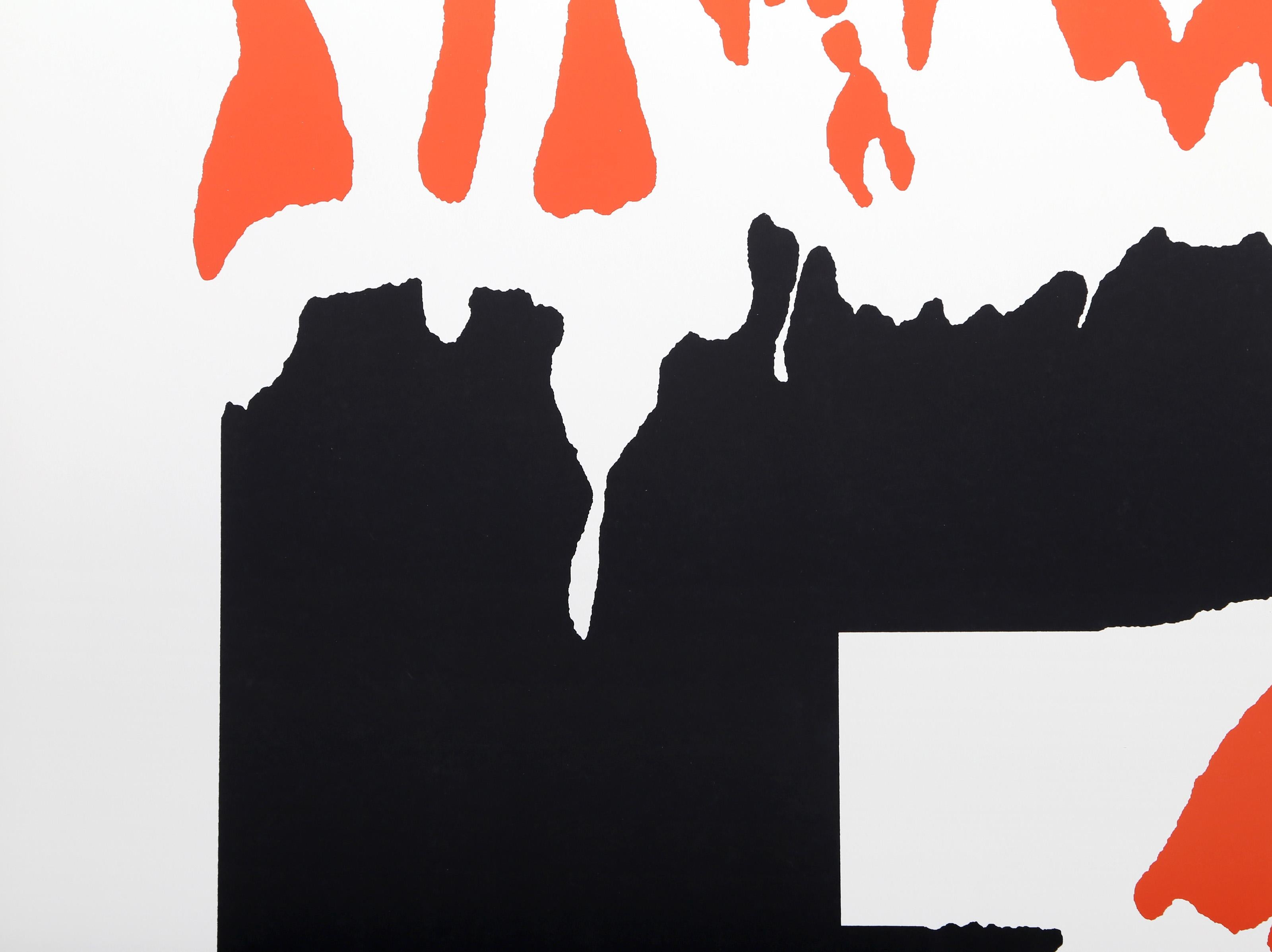 The Letter F, Pop Art Screenprint by Thomas Geismar For Sale 1