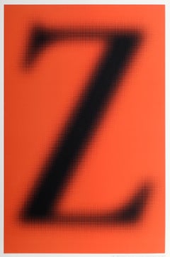 The Letter Z, Pop Art Screenprint by Thomas Geismar