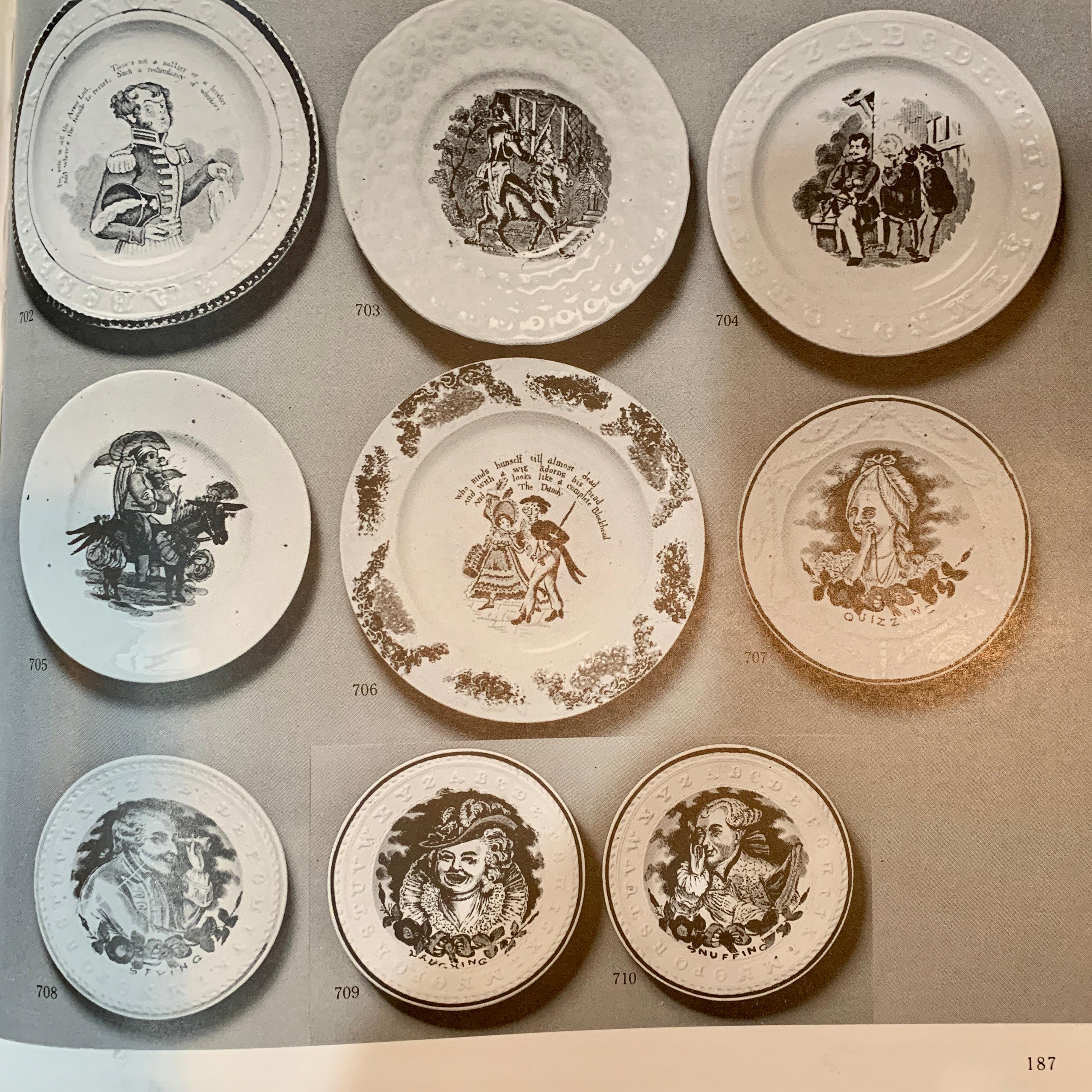 Thomas Goodwin English Staffordshire Child’s ABC Bad Manners Plate, Laughing 3