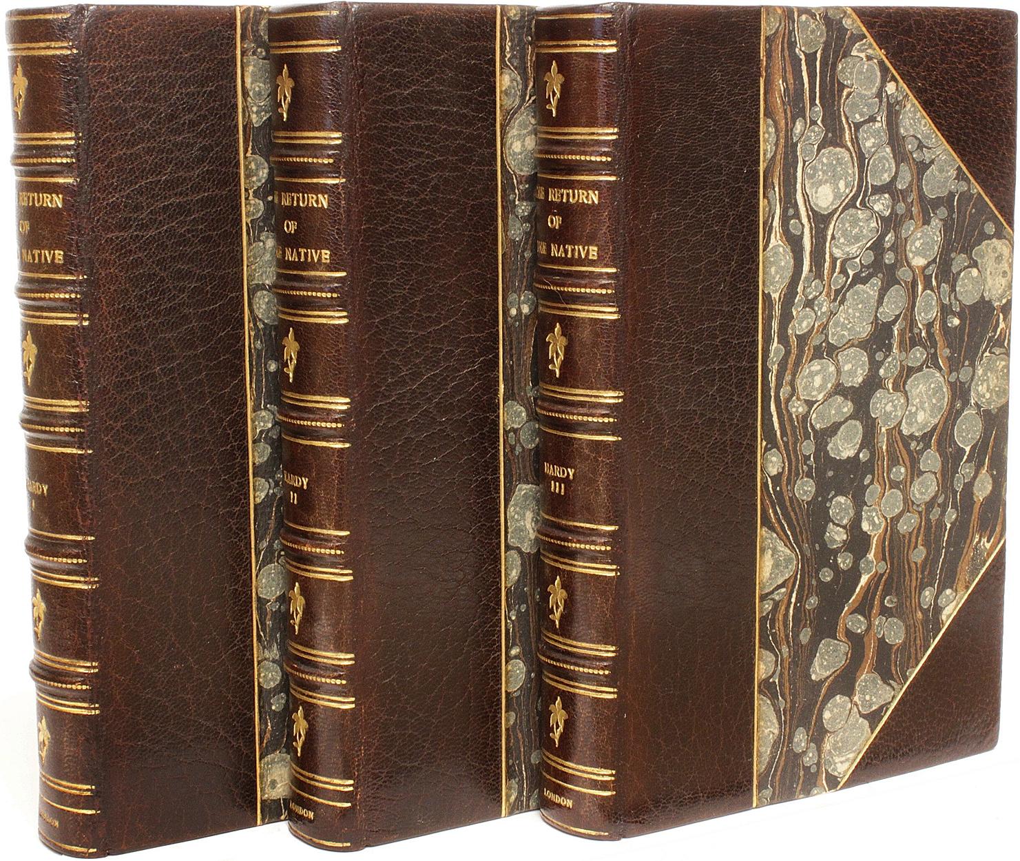 British Thomas Hardy, Return of the Native, First Edition First Issue, 1878, 3 Vols For Sale