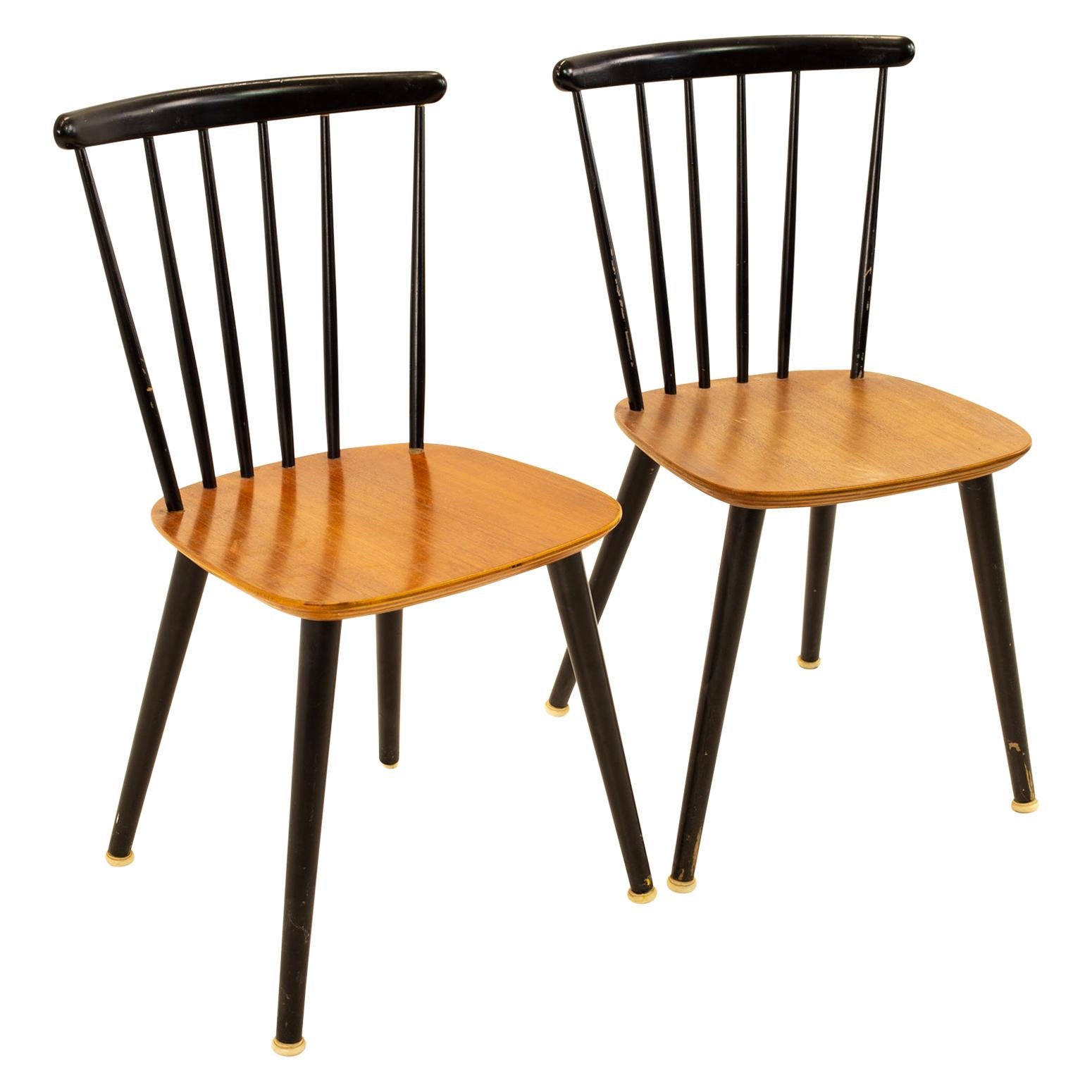 Pair of Thomas Harlev for Farstrup Mobelfabrik Danish Mid Century Dining Chairs
