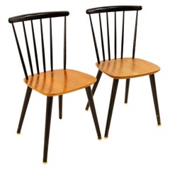 Pair of Thomas Harlev for Farstrup Mobelfabrik Danish Mid Century Dining Chairs