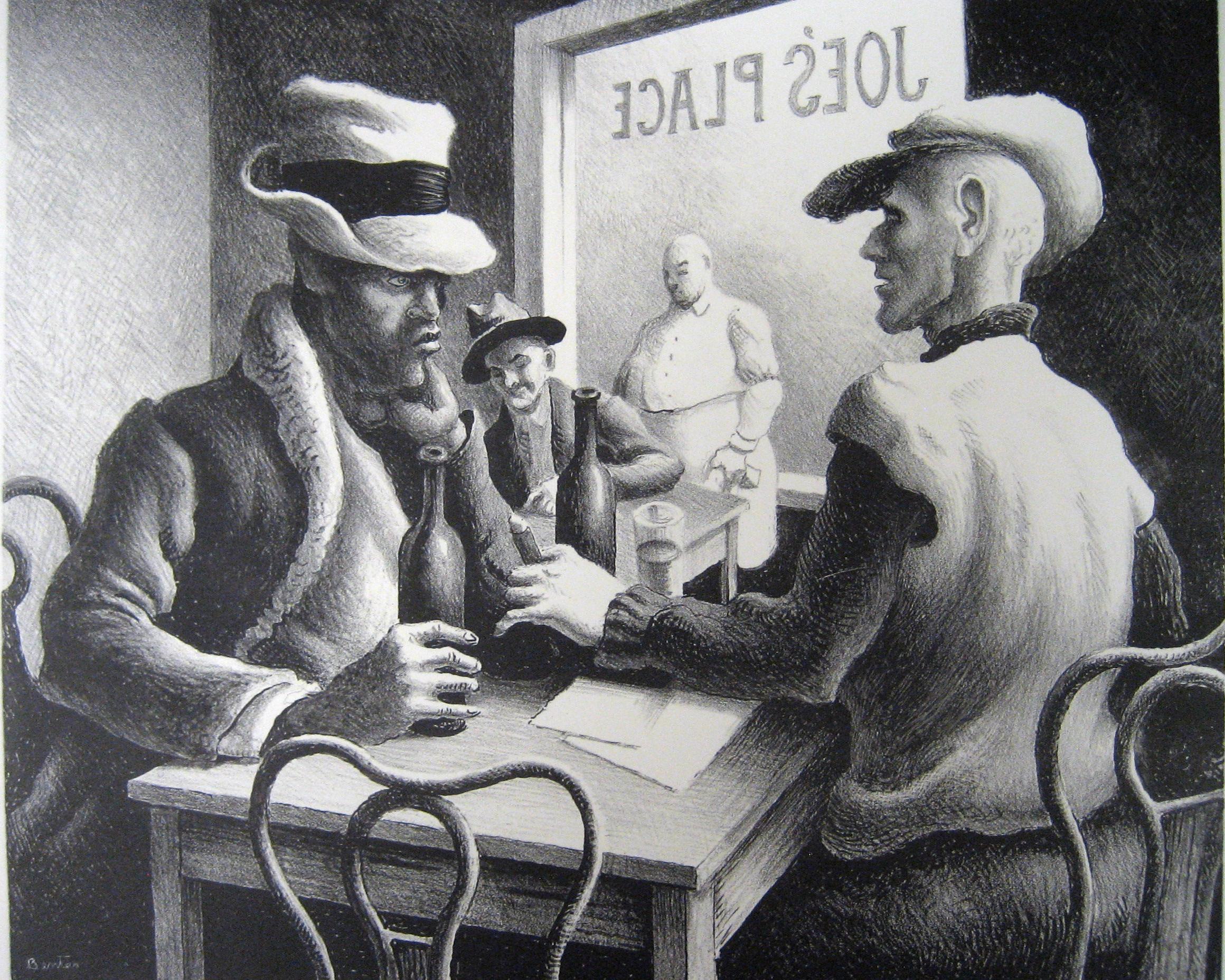 Thomas Hart Benton Art 24 For Sale at 1stDibs thomas hart benton