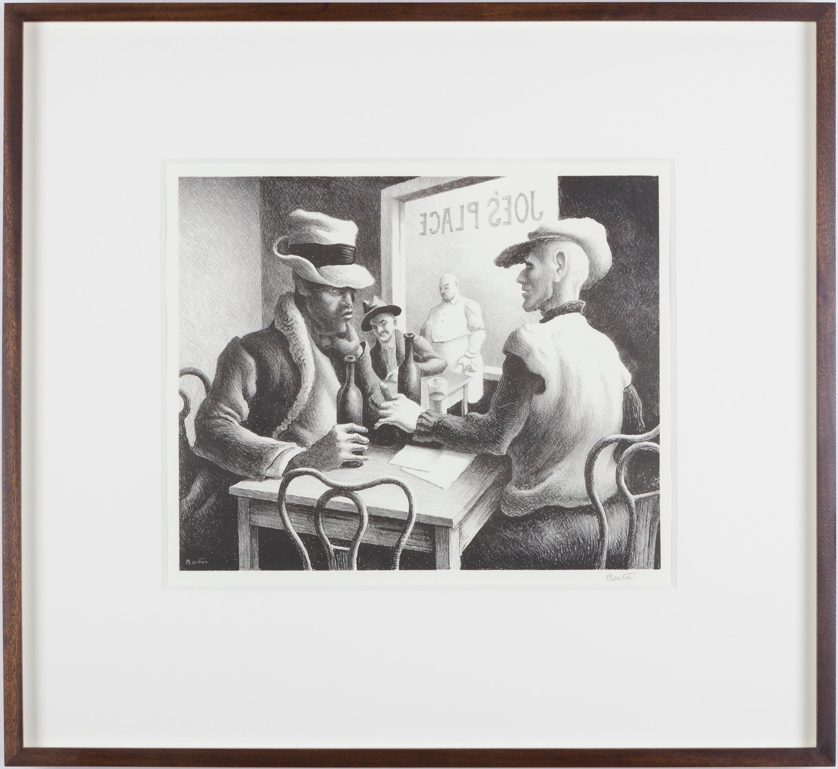 Figurative Print Thomas Hart Benton - Discussion