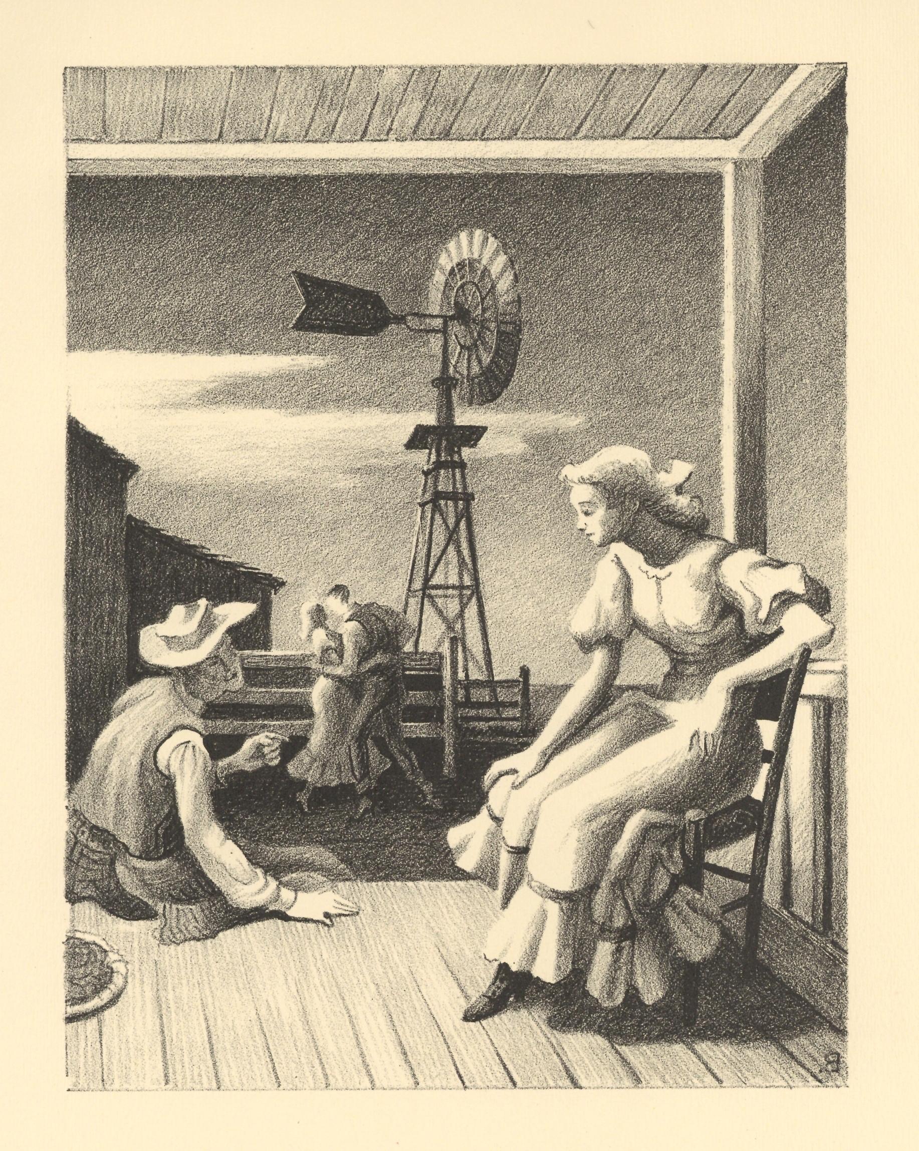 litografia - Print di Thomas Hart Benton