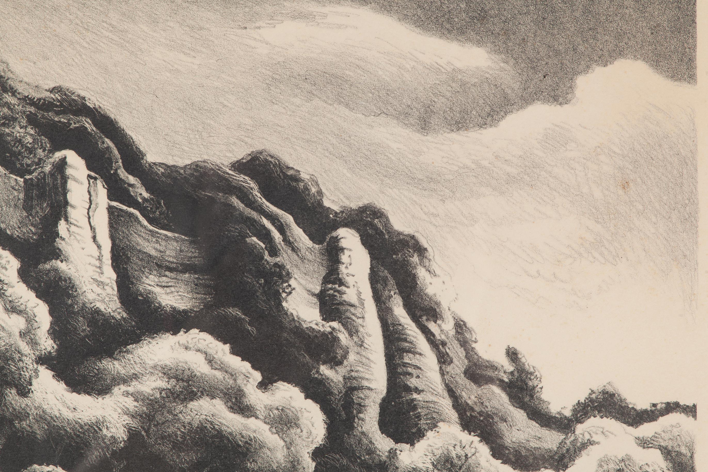 Making Camp (Amerikanische Moderne), Print, von Thomas Hart Benton