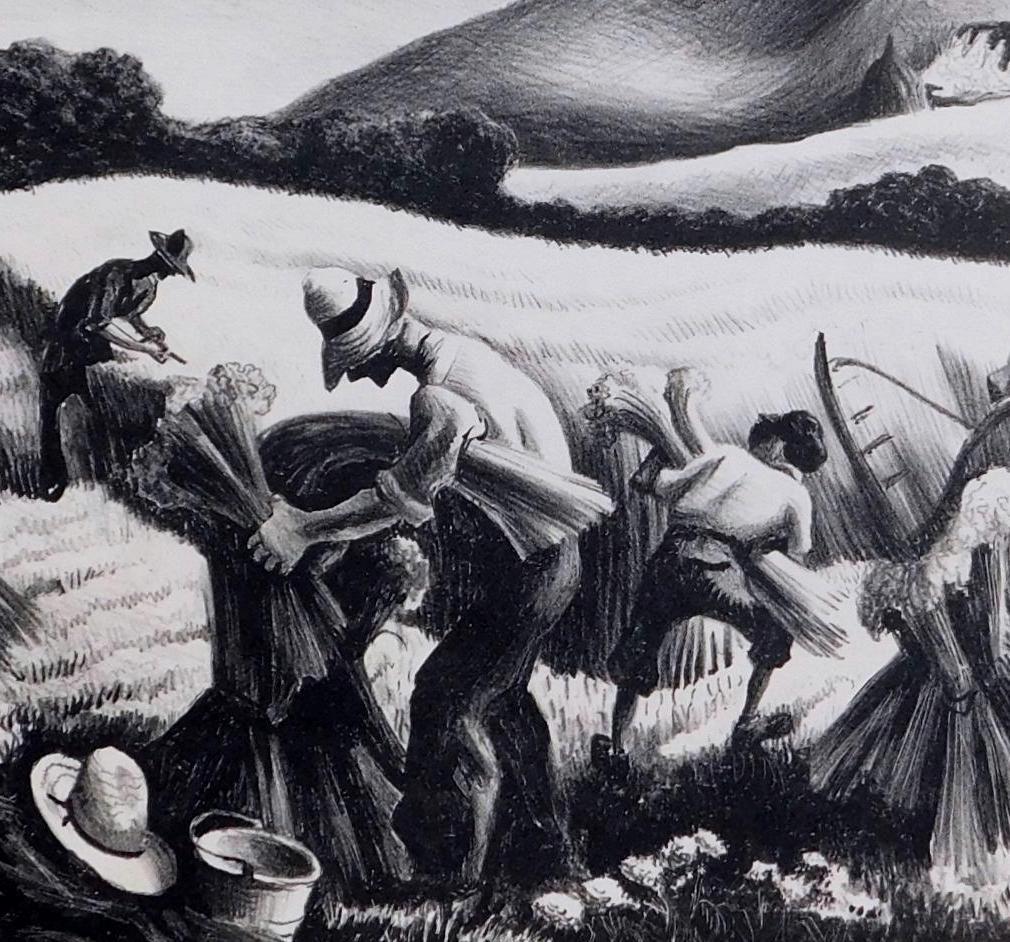 Thomas Hart Benton Litografía original, 1939 - 