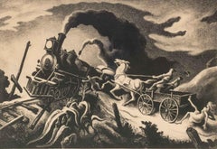 Thomas Hart Benton "Wreck of the Ol' 97", 1944