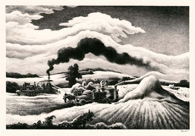 Thomas Hart Benton Art 9 For Sale at 1stDibs