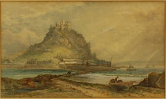 St Michael's Mount from Marazion by T Hart FSA