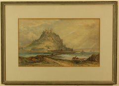 St Michael's Mount from Marazion by T Hart FSA 