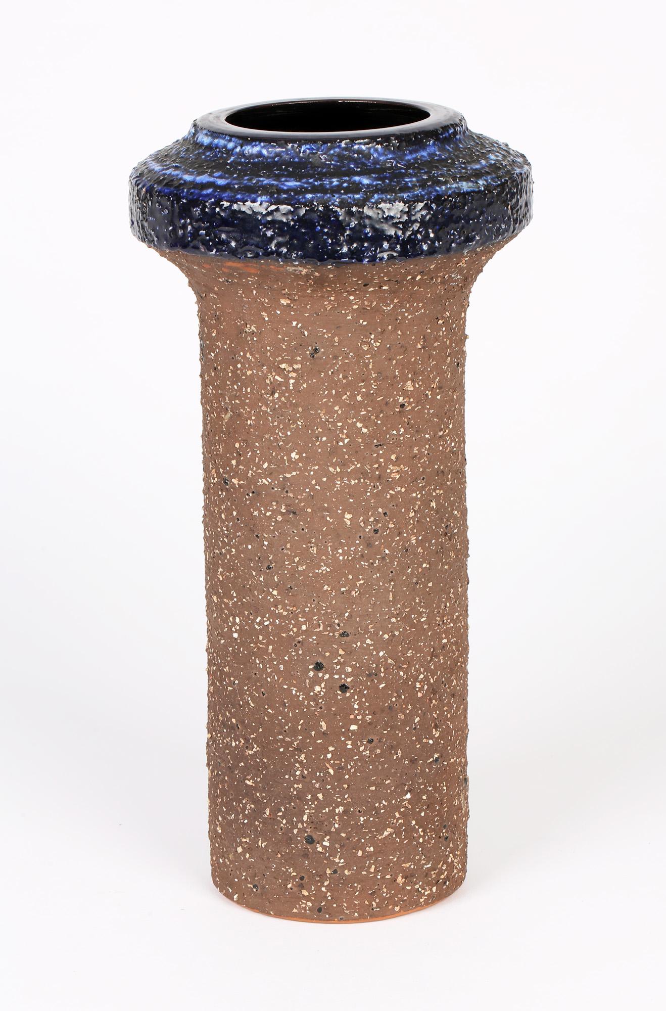 Thomas Hellstrom for Nittsjo Swedish Art Pottery Vase For Sale 4