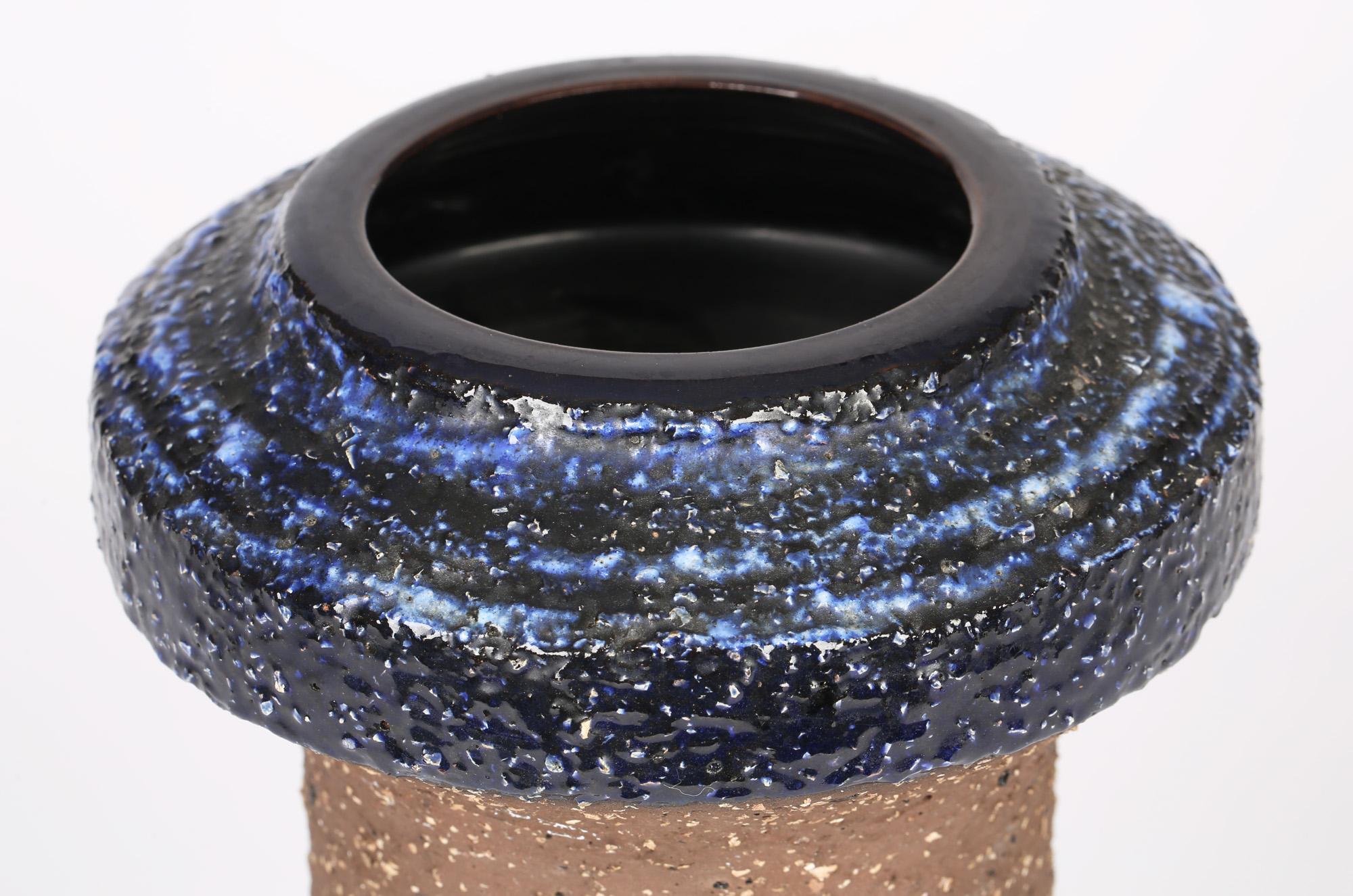 Thomas Hellstrom for Nittsjo Swedish Art Pottery Vase For Sale 7